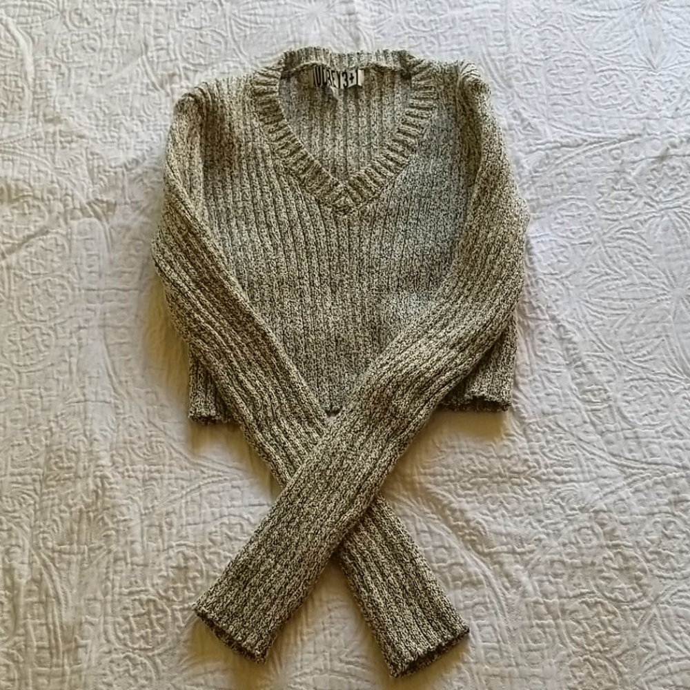 Knited sweater crop top